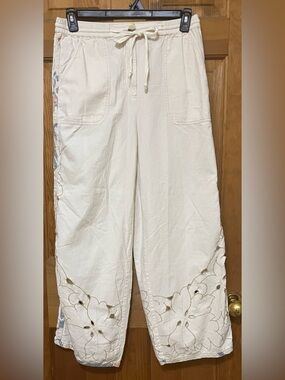 Kimchi Blue White Pants With Decorative Side Panel And Bottoms Women’s M